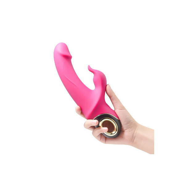 Vibromasseur Rabbit rose 9 modes de vibrations puissantes 